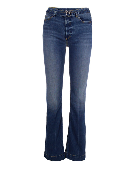 Jeans Flora Flared Medium Dark Wash