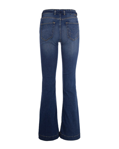 Jeans Flora Flared Medium Dark Wash