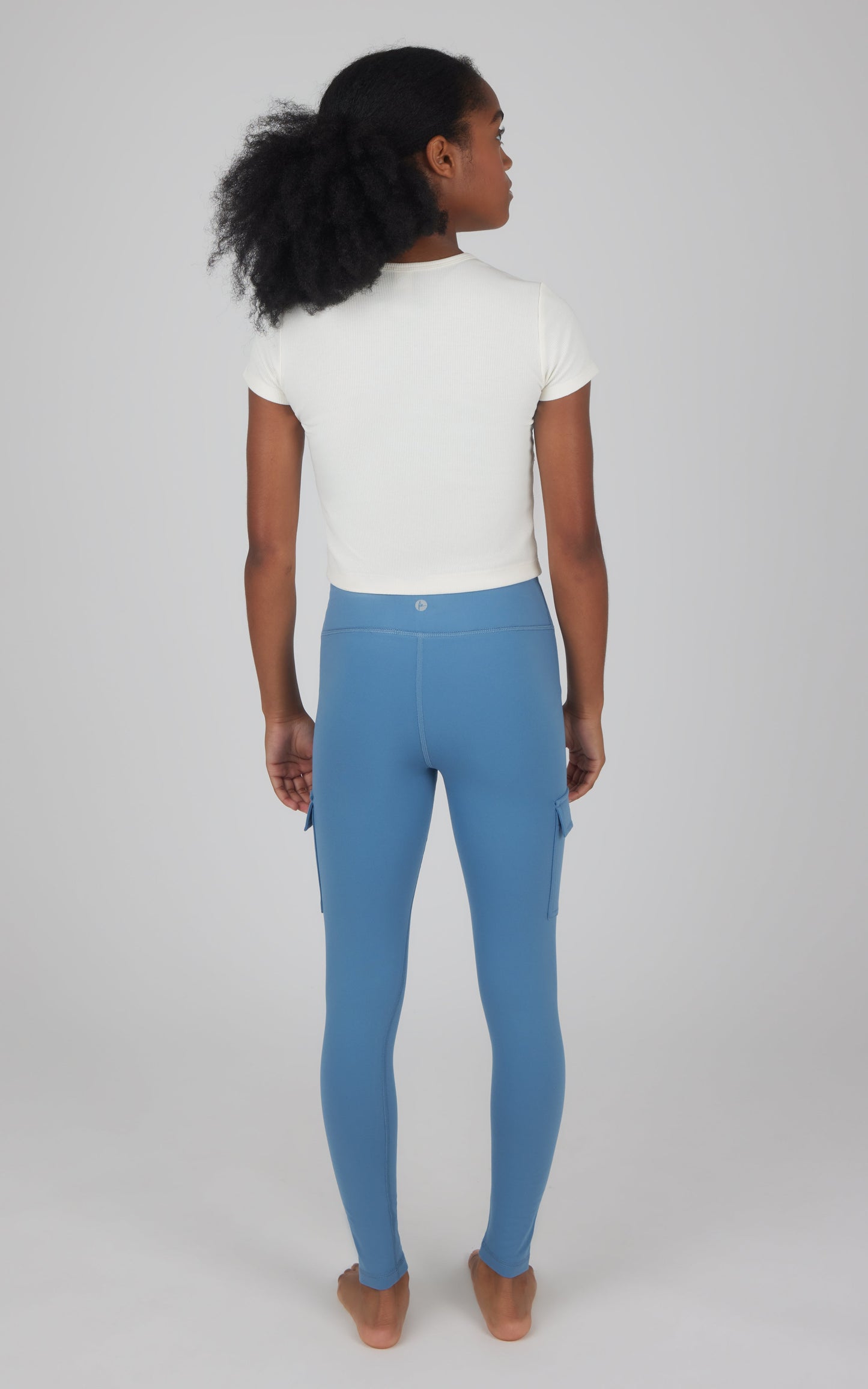 Girls 2 PK Polarlux Everyday Cargo Pocket Legging + Everyday Basic Legging