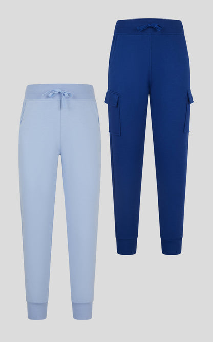 Girls 2PK Softlite Fleece Cargo Jogger + Softlite Jogger - Our Stone Story