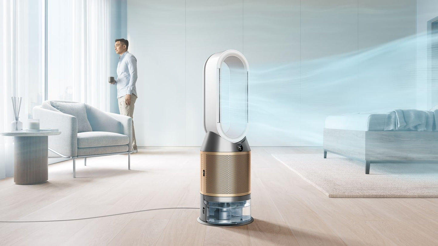 Dyson Purifier Humidify+Cool PH2 De-NOx Tower in White/Gold