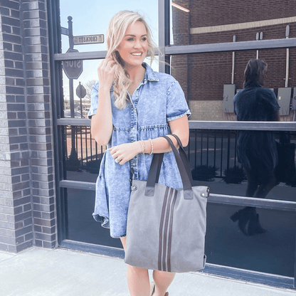 Threaded Pear Kelly Canvas Tote