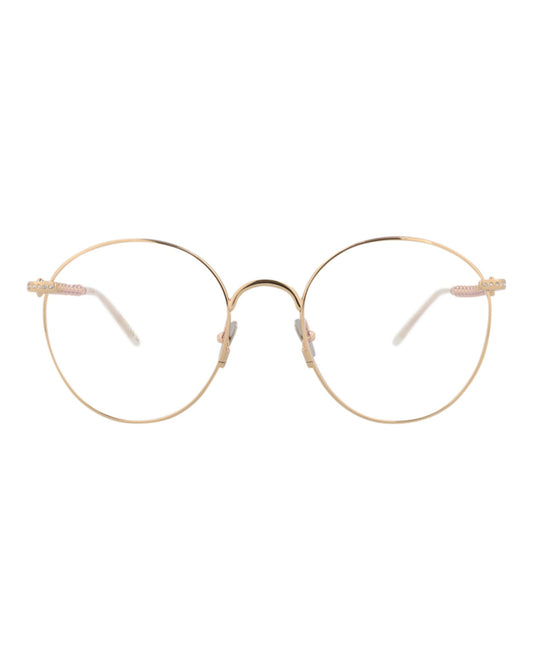 Pomellato Round-Frame Metal Optical Frames by Carro Luxury Maison