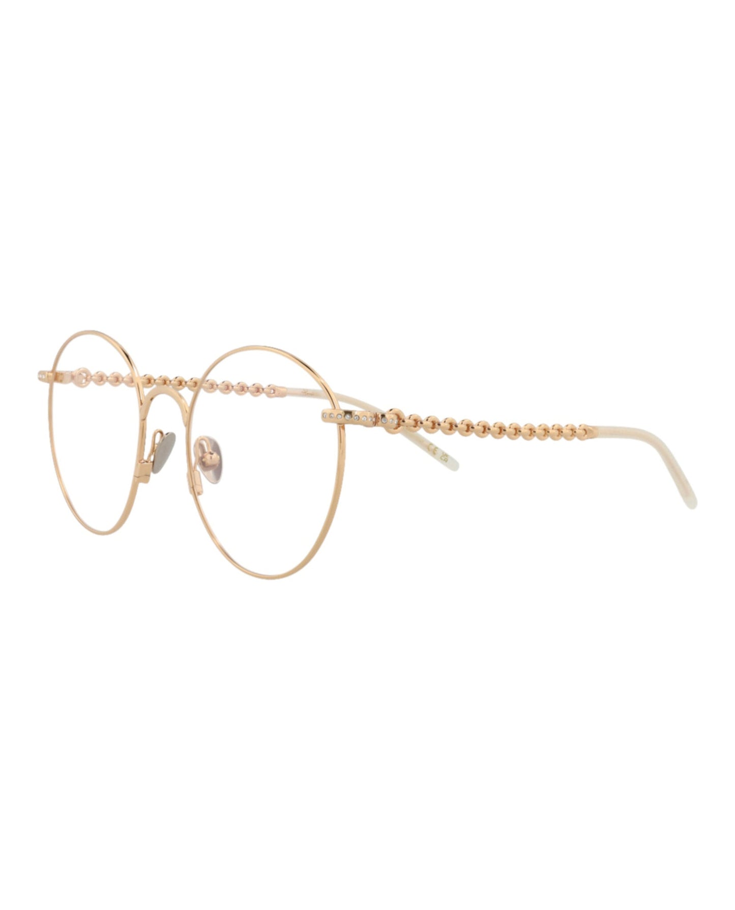 Pomellato Round-Frame Metal Optical Frames by Carro Luxury Maison