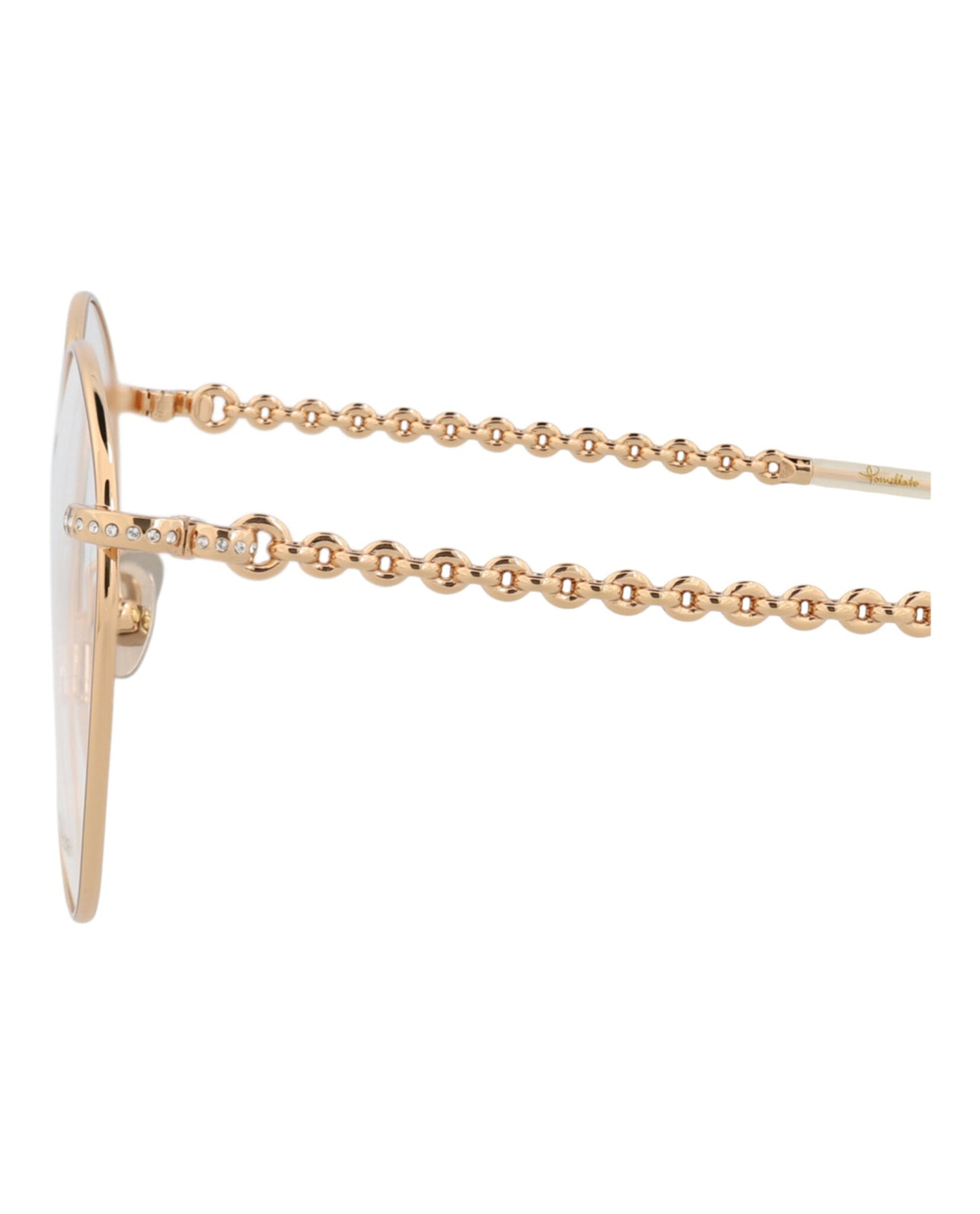 Pomellato Round-Frame Metal Optical Frames by Carro Luxury Maison