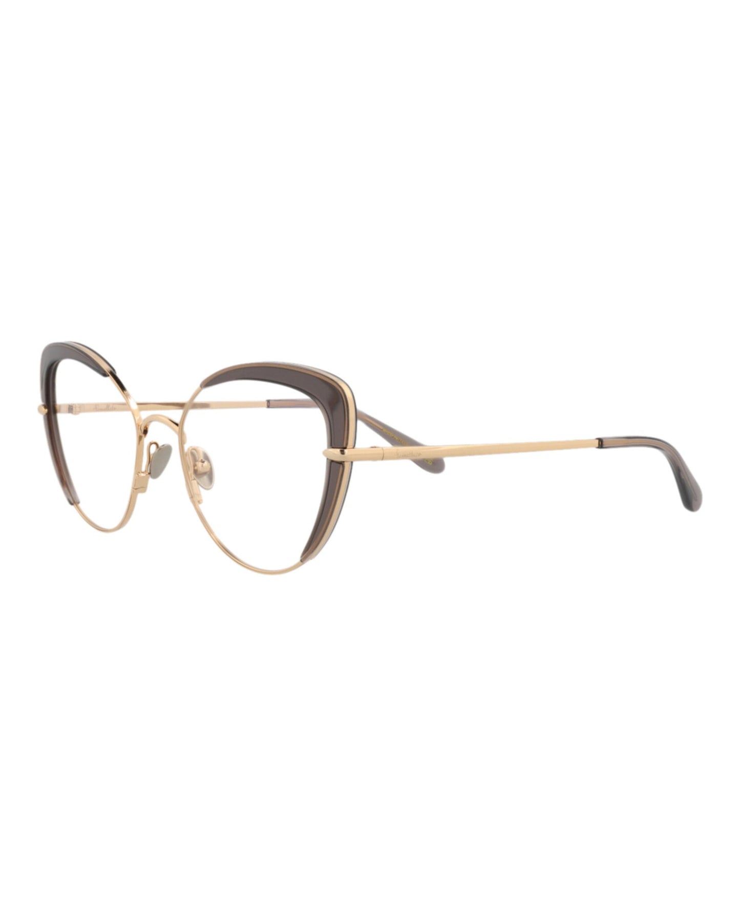 Pomellato Cat Eye-Frame Metal Optical Frames by Carro Luxury Maison