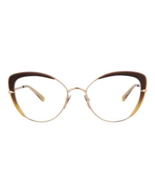 Pomellato Cat Eye-Frame Metal Optical Frames by Carro Luxury Maison