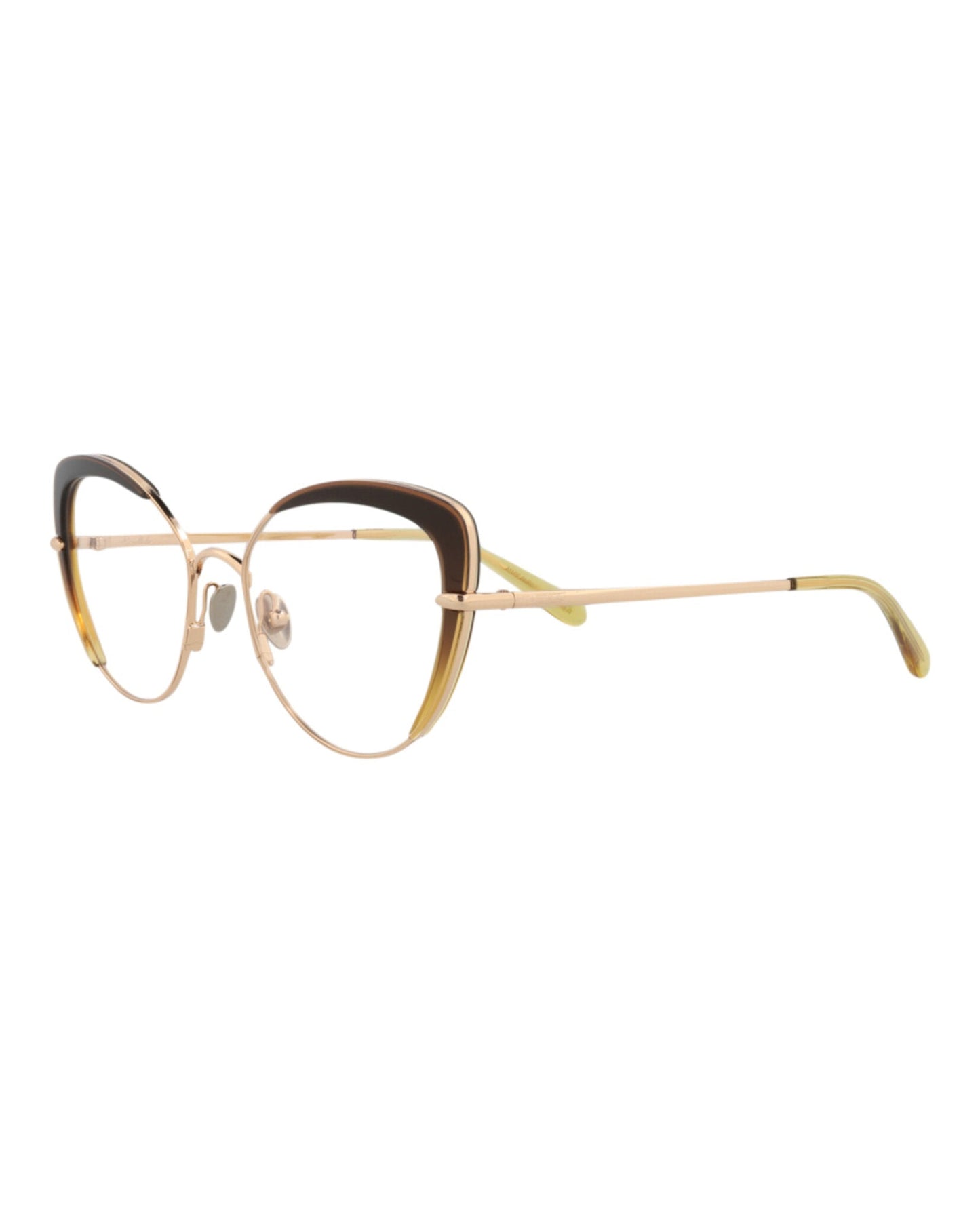 Pomellato Cat Eye-Frame Metal Optical Frames by Carro Luxury Maison