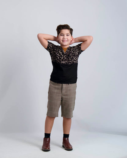 Leopard Dolman Tee