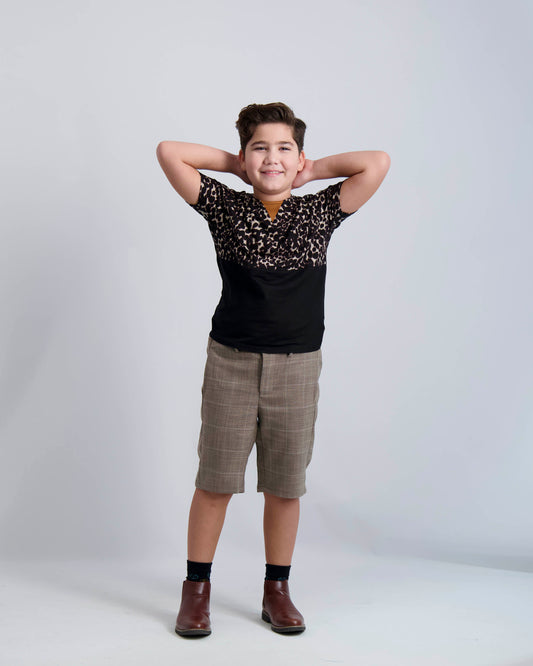 Leopard Dolman Tee
