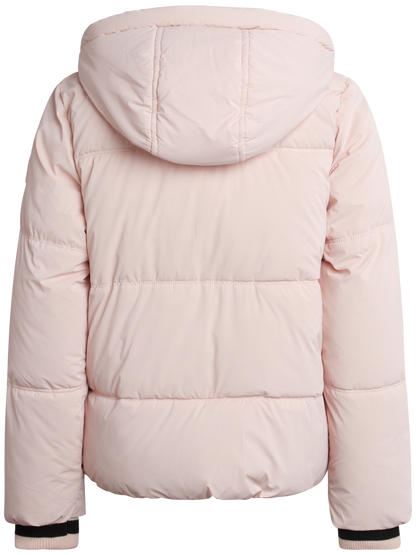 Girls Puffer Jacket - Powder Pink