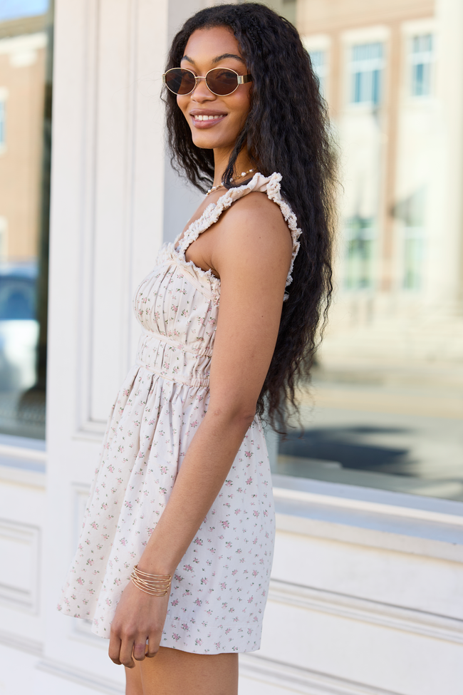 pink homecoming dress Valentini Denim Midi Dress main image 1