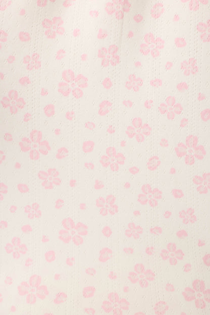 Pretty Petals Sweet Pink Floral Print Tank Top