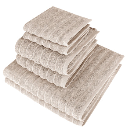 Shimmer Brampton Luxury Turkish Cotton Towel Set of 6 - Classic Turkish Towels