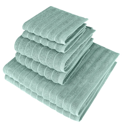 Shimmer Brampton Luxury Turkish Cotton Towel Set of 6 - Classic Turkish Towels