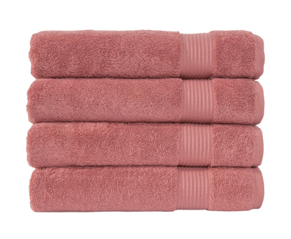 Amadeus Luxury Turkish Cotton Hotel Collection Quick Drying Bath Towels - 4 Pieces - Classic Turkish Towels