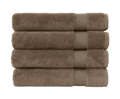 Amadeus Luxury Turkish Cotton Hotel Collection Quick Drying Bath Towels - 4 Pieces - Classic Turkish Towels