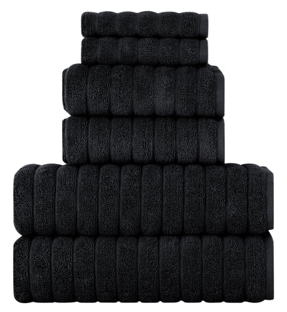 Shimmer Brampton Luxury Turkish Cotton Towel Set of 6 - Classic Turkish Towels