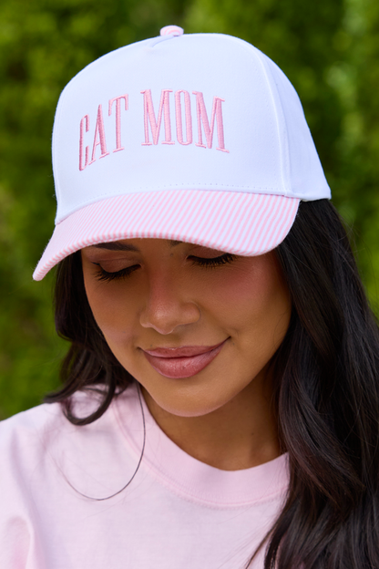 Cat Mom Pink Hat