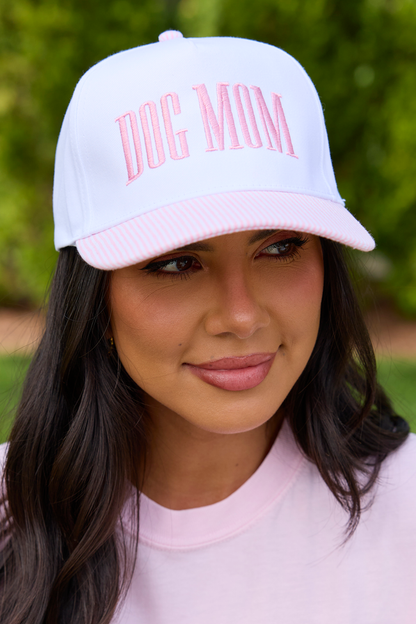 Dog Mom Pink Hat