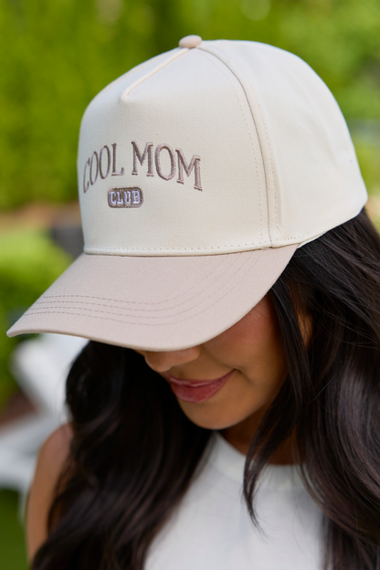 Cool Mom Beige Trucker Hat