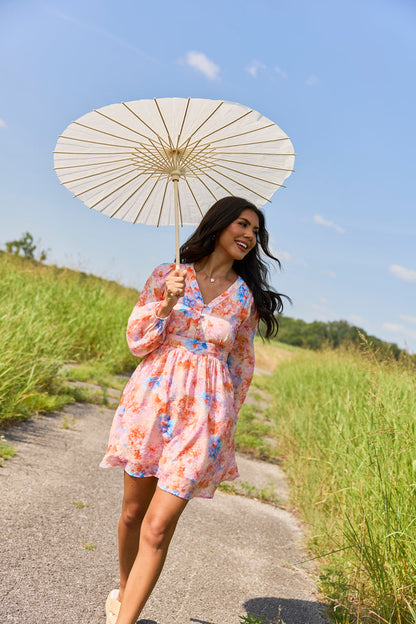 Wildflower Dream Floral Long Sleeve Dress