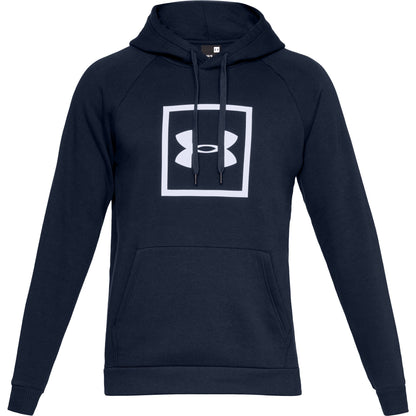 Under Armour Men's Rival Fleece Box Logo Hoodie