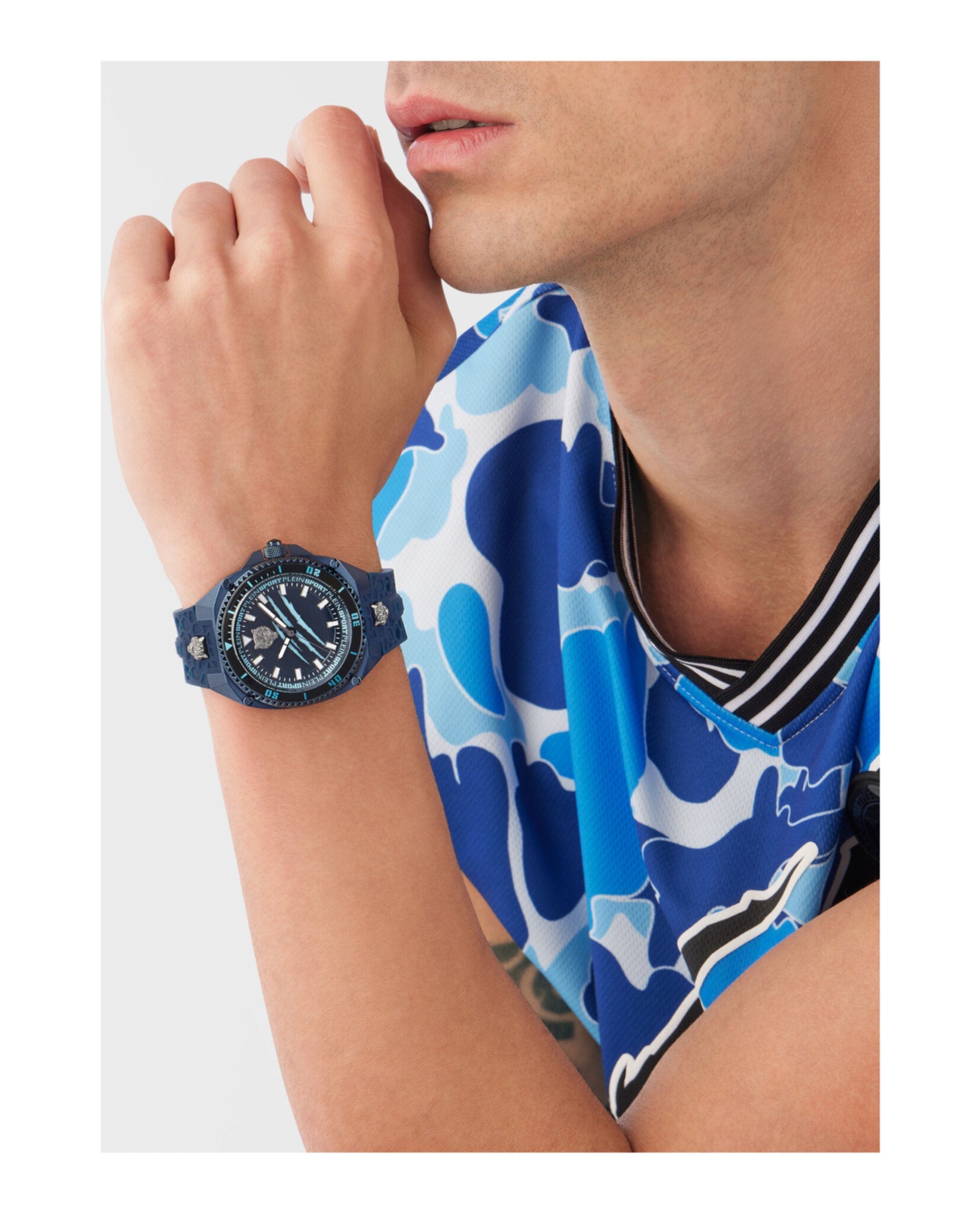 Blue-