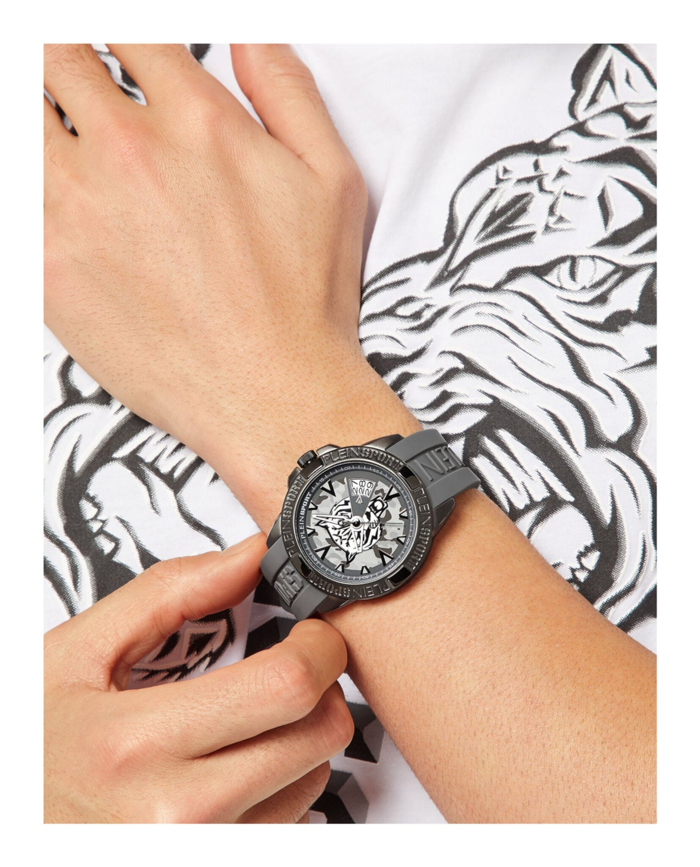 Plein Sport Touchdown Silicone Watch