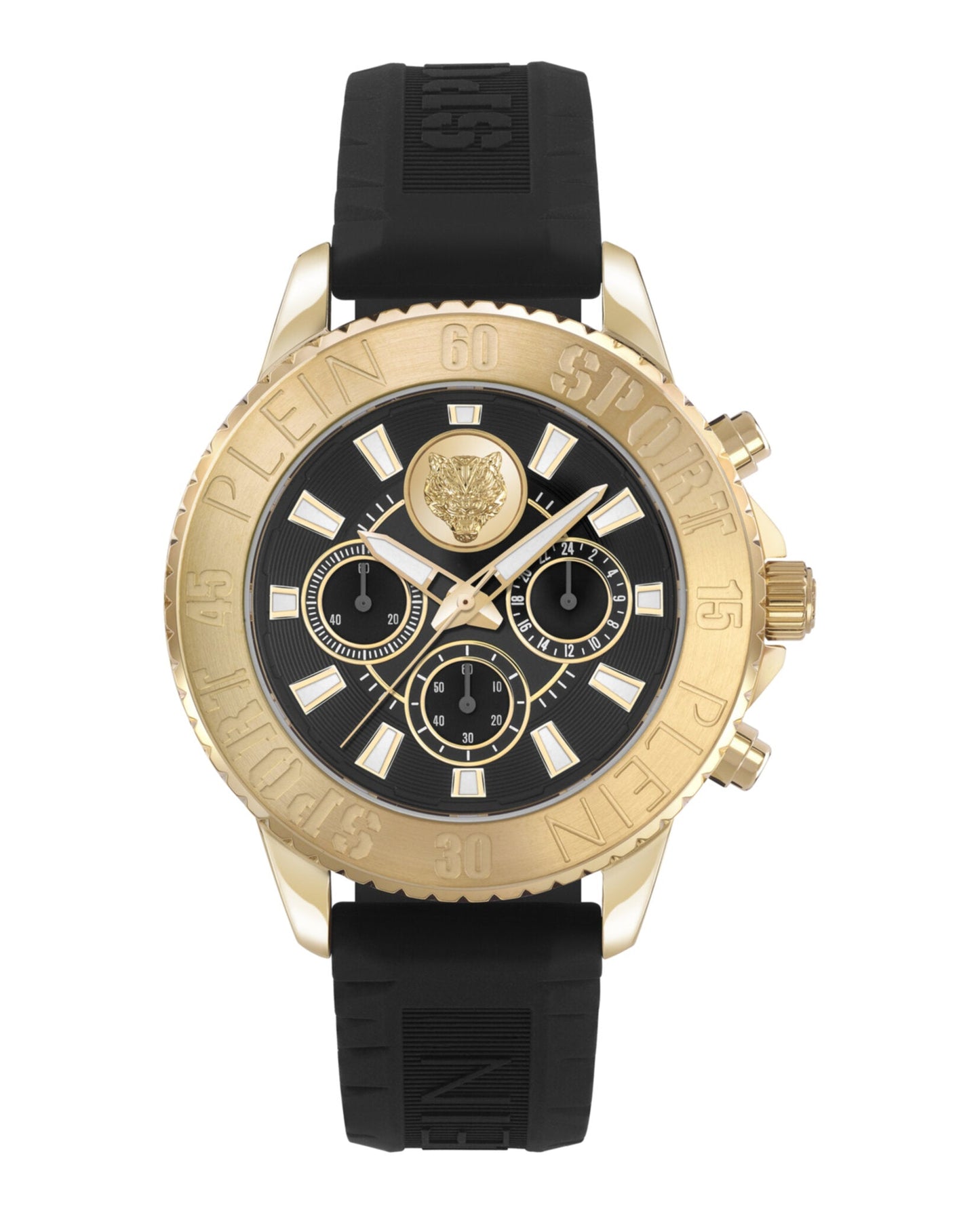 Plein Sport Glam Chrono Silicone Watch
