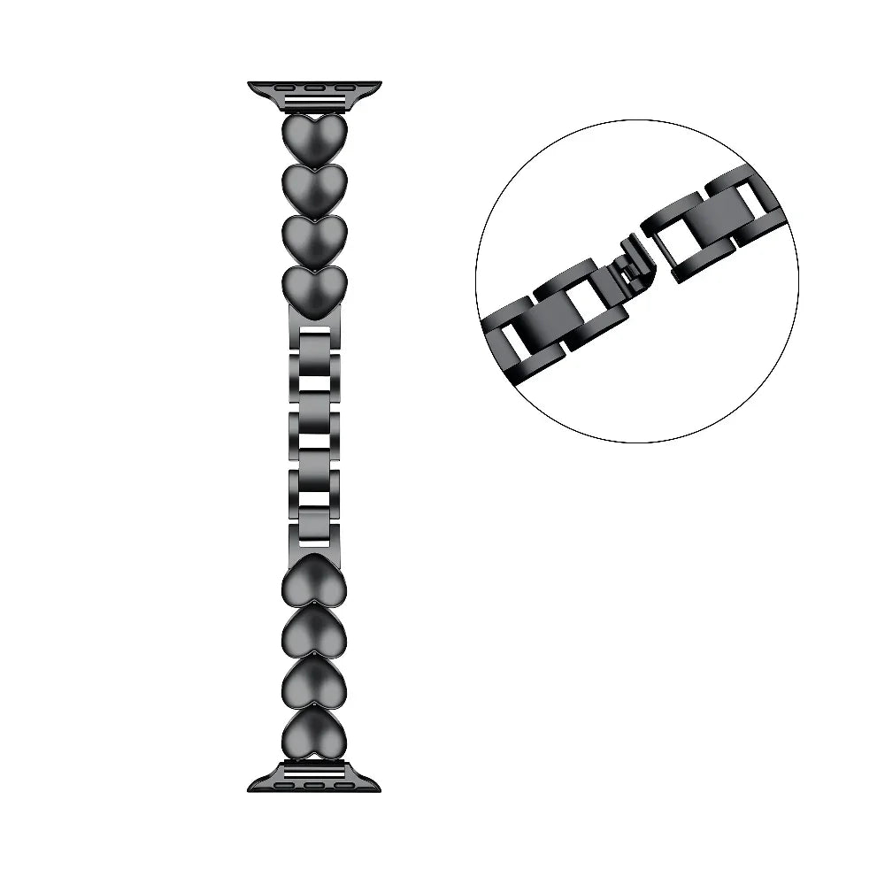 Aphrodite Heart Stainless Steel Band for Apple Watch