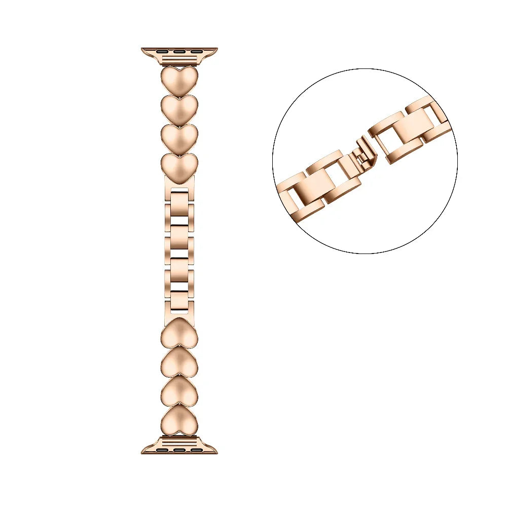 Aphrodite Heart Stainless Steel Band for Apple Watch