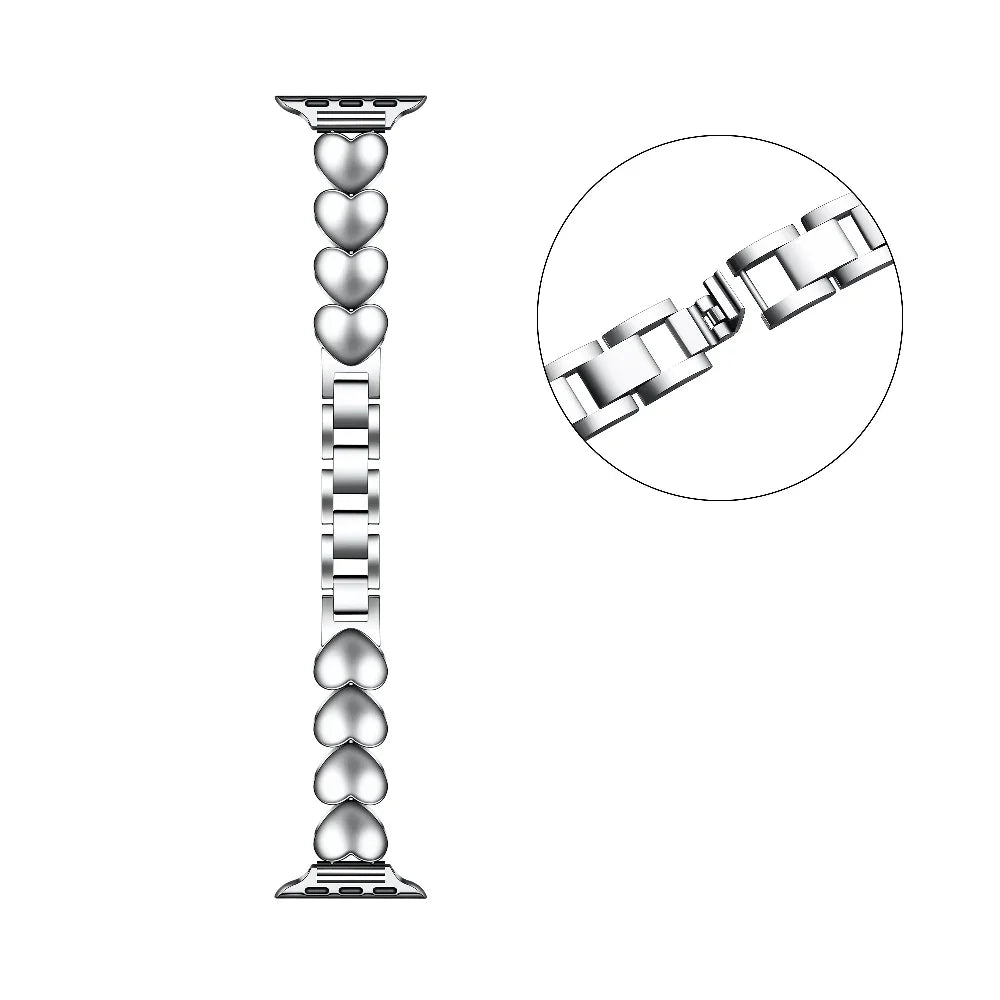 Aphrodite Heart Stainless Steel Band for Apple Watch