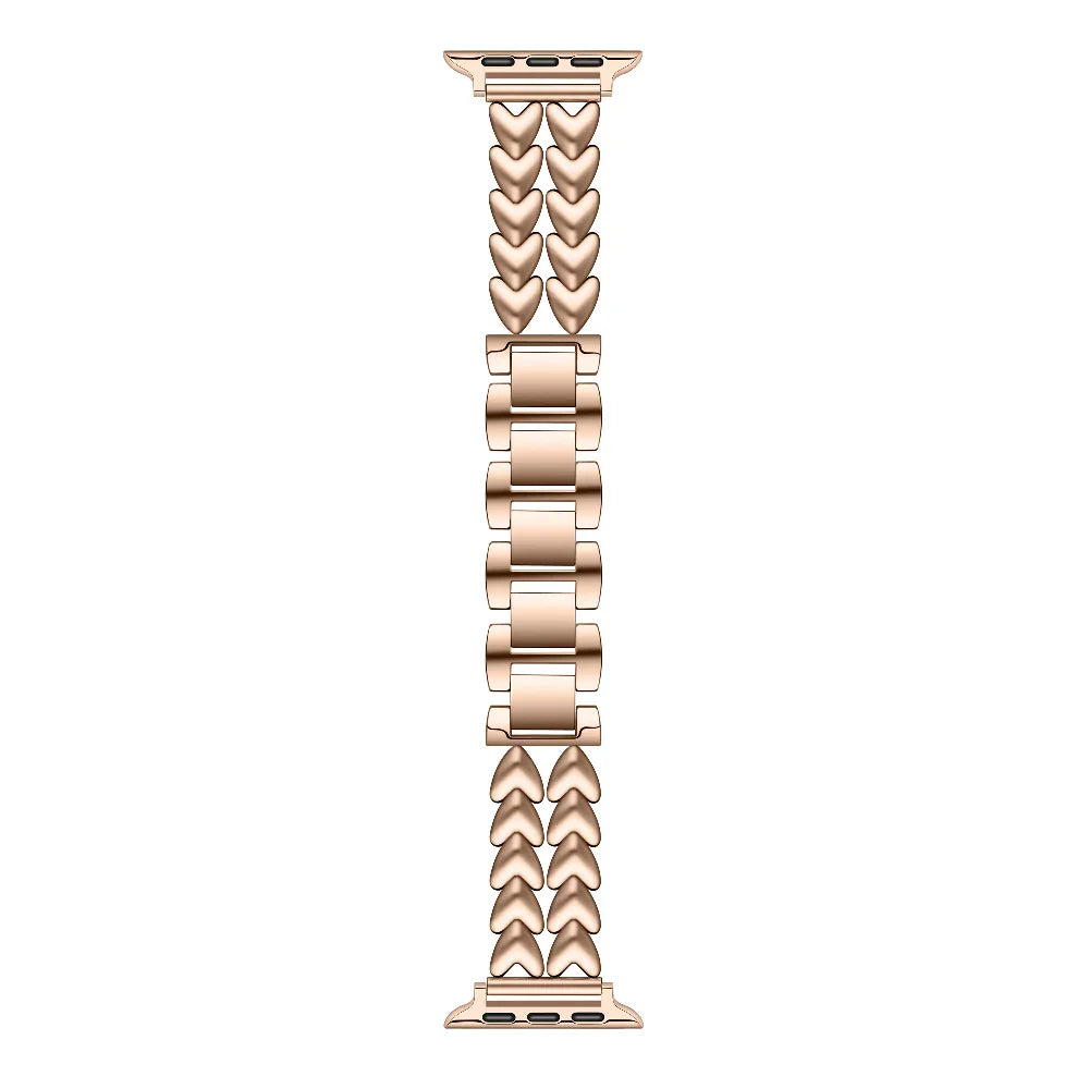 Crush Stainless Steel Heart Band for Apple Watch