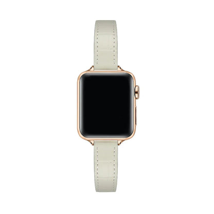 Carmen Skinny Croc Leather Band for Apple Watch