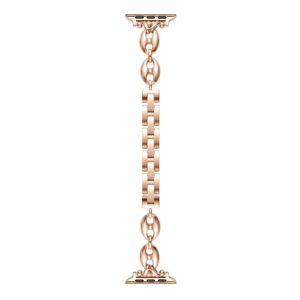 Poppy Stainless Steel Link Band for Apple Watch