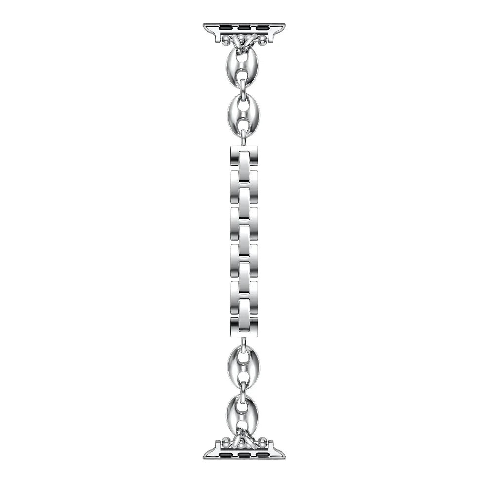 Poppy Stainless Steel Link Band for Apple Watch