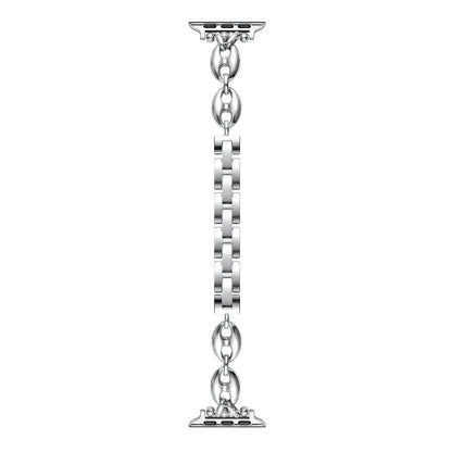 Poppy Stainless Steel Link Band for Apple Watch