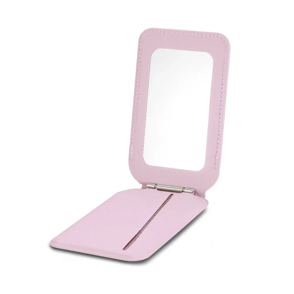 Magnetic Wallet + Mirror Phone Stand