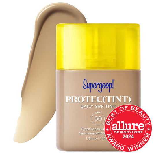 Protec(tint) Daily SPF Tint SPF 50 Sunscreen Skin Tint with Ectoin - Lightweight, Buildable Coverage Tinted Sunscreen