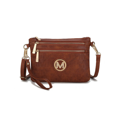 MKF Collection Women's Roonie Signature Phone Crossbody Bag