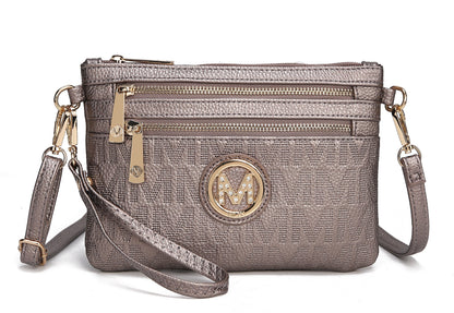 MKF Collection Women's Roonie Signature Phone Crossbody Bag