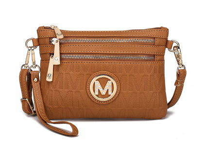 MKF Collection Women's Roonie Signature Phone Crossbody Bag