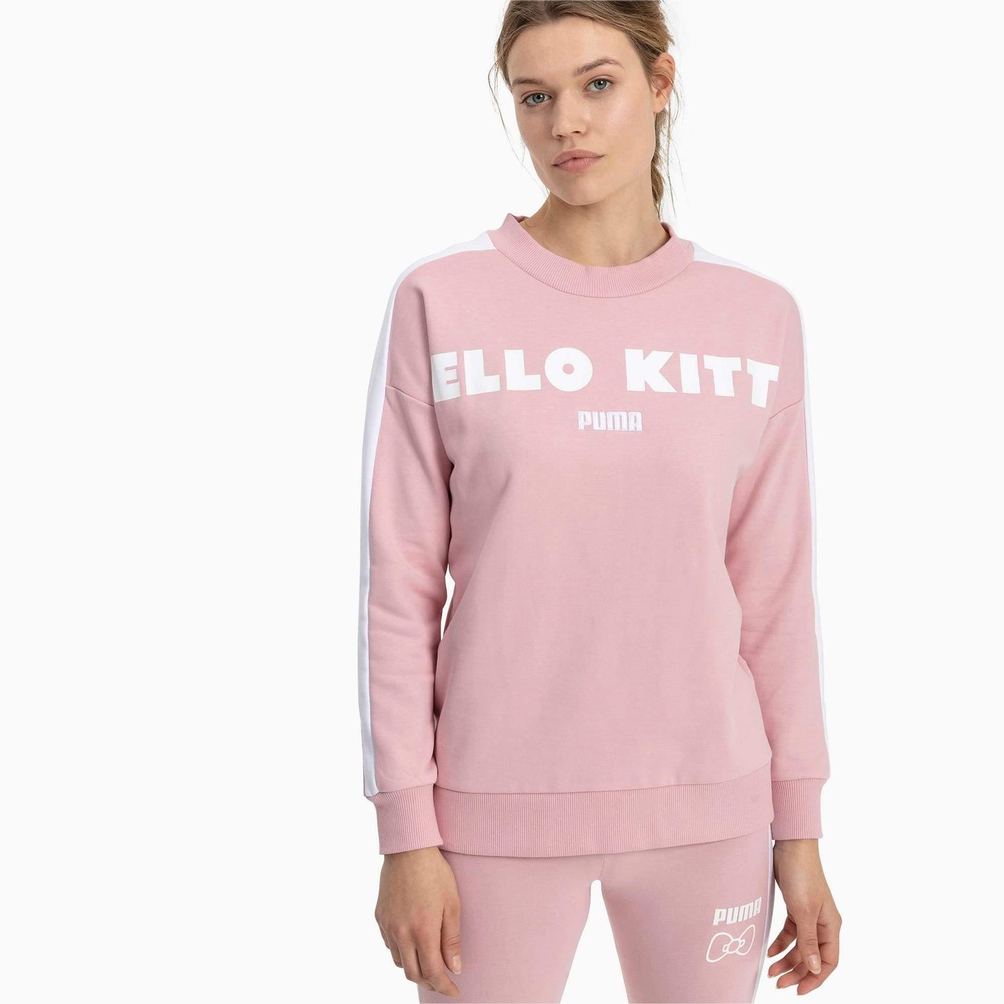 [597139-14] Womens Puma X Hello Kitty Crew - sneakAR