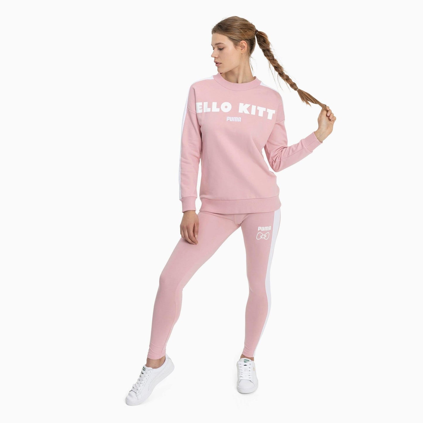 [597139-14] Womens Puma X Hello Kitty Crew - sneakAR