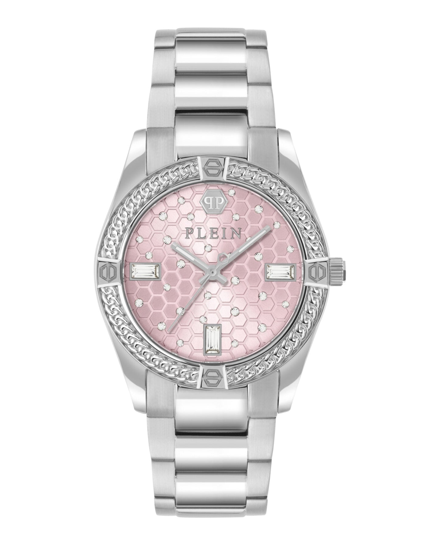 Philipp Plein Plein Icon Chain Crystal Watch