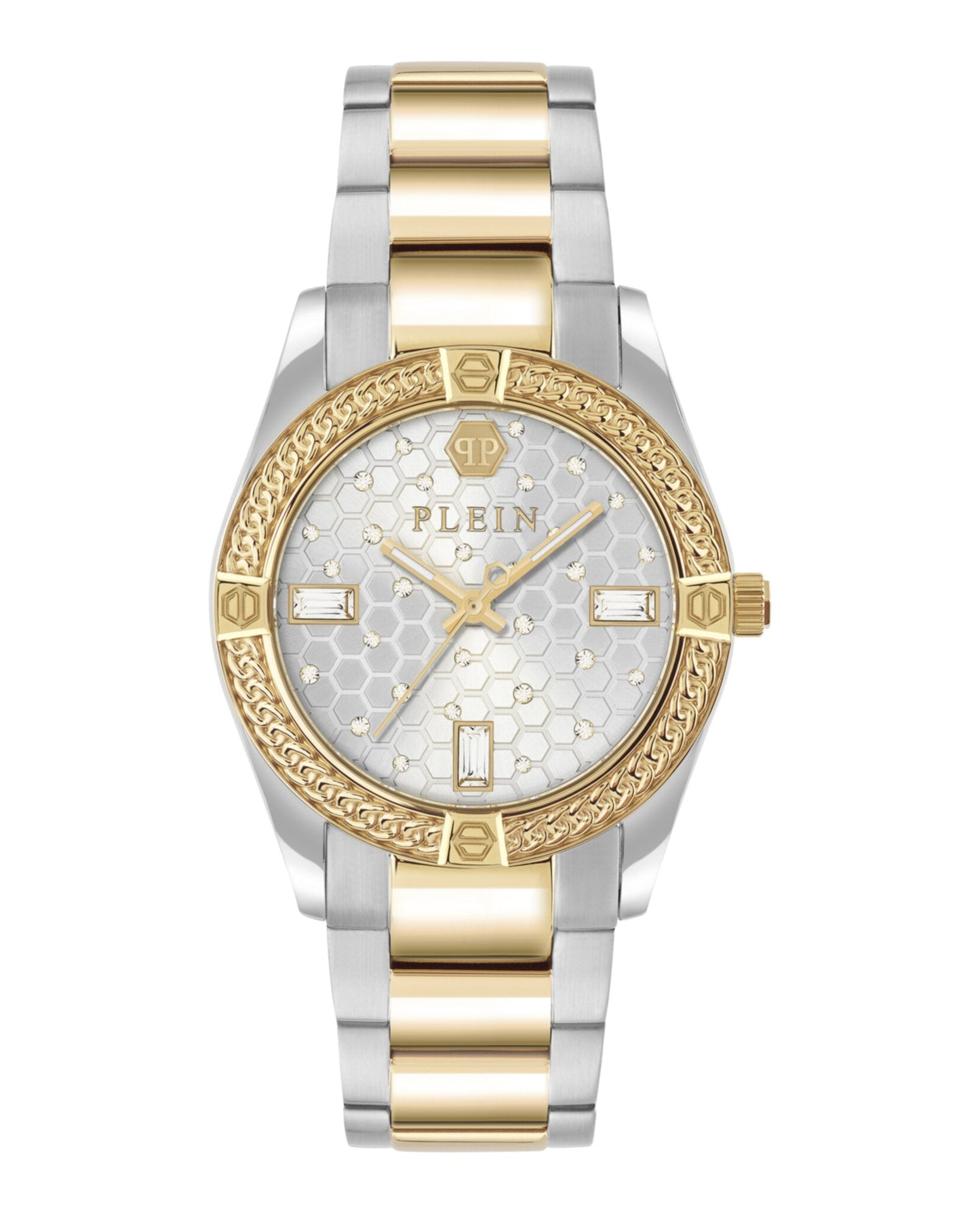 Philipp Plein Plein Icon Chain Crystal Watch