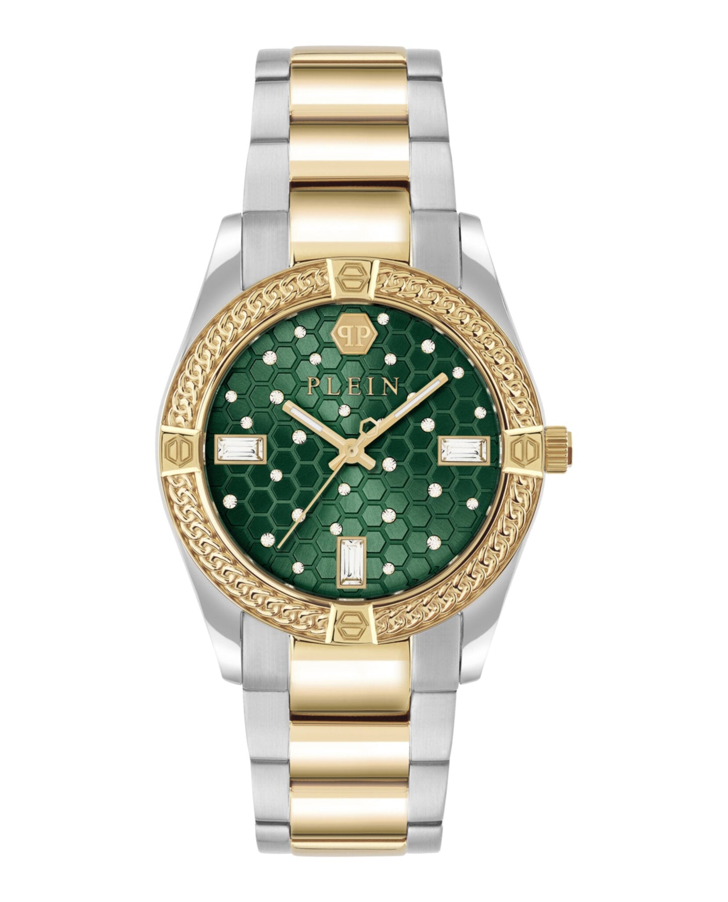 Philipp Plein Plein Icon Chain Crystal Watch