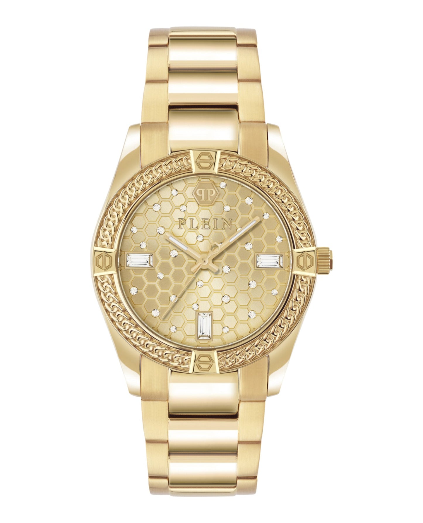 Philipp Plein Plein Icon Chain Crystal Watch