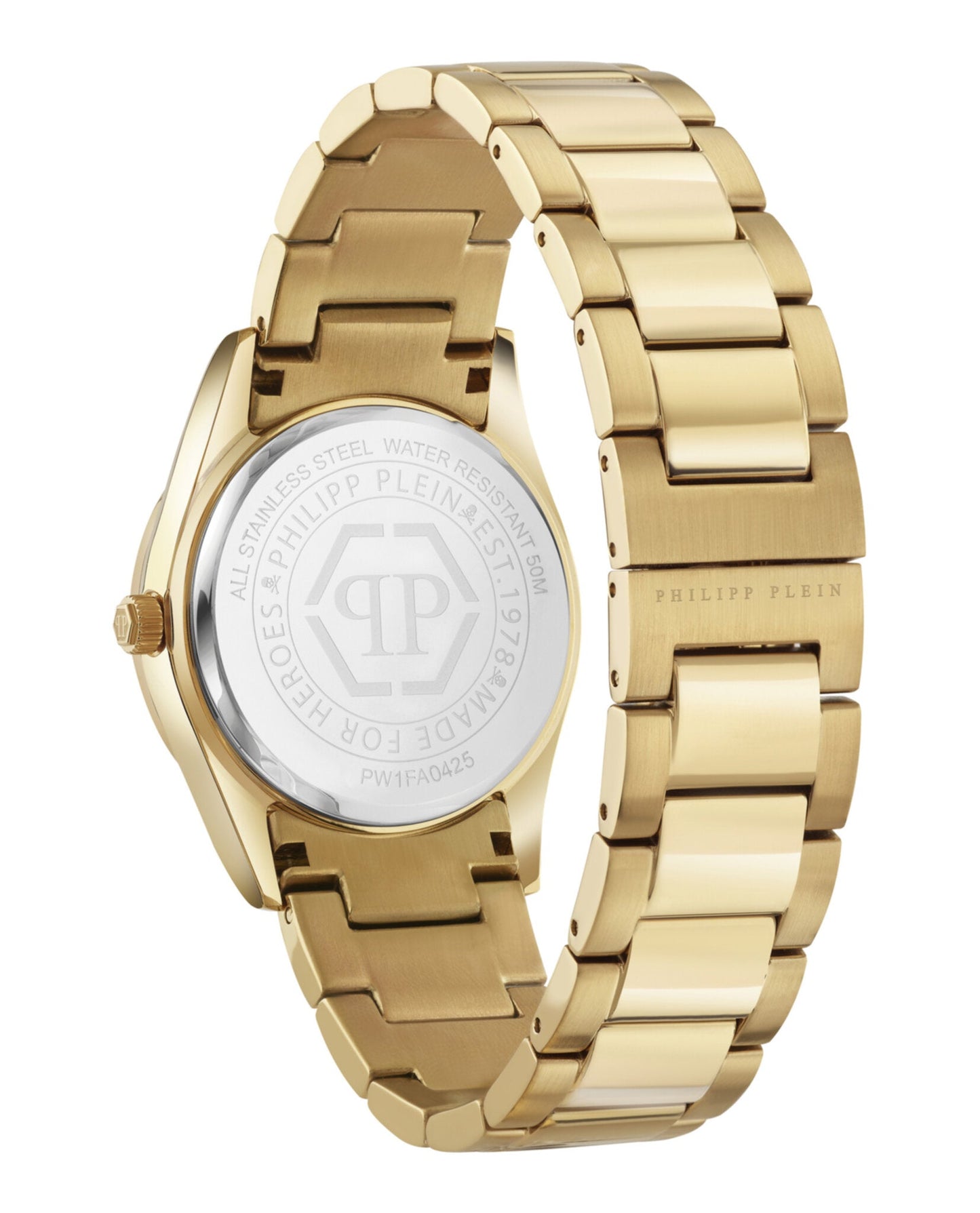 Philipp Plein Plein Icon Chain Crystal Watch